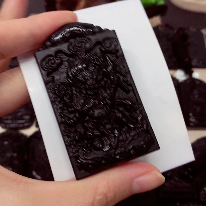 天然a货钢琴黑挂件