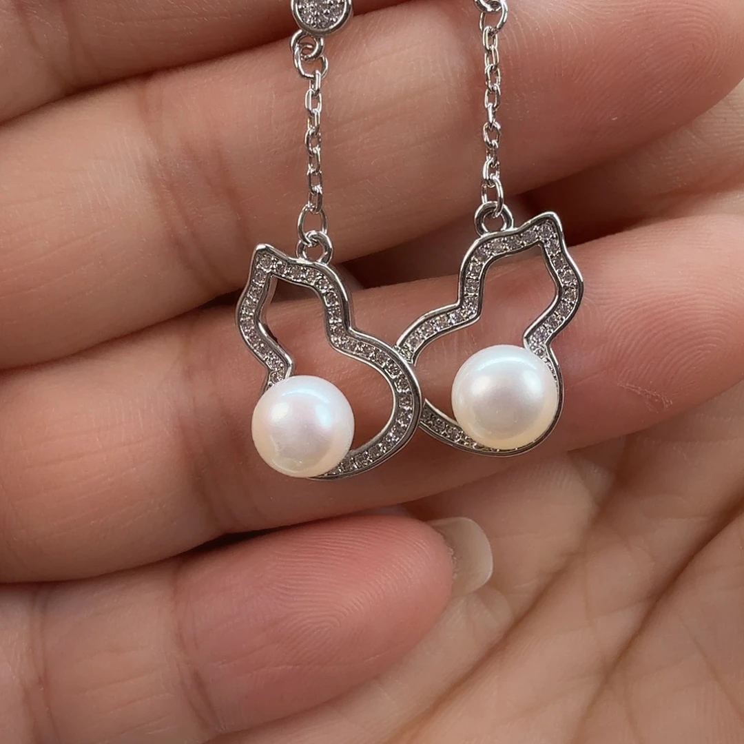 淡水珍珠未镶嵌耳饰