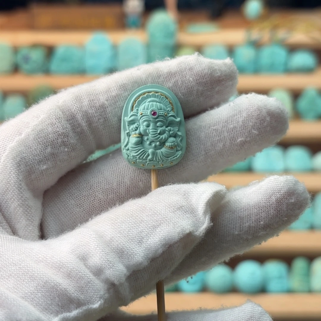 绿松石未镶嵌配饰