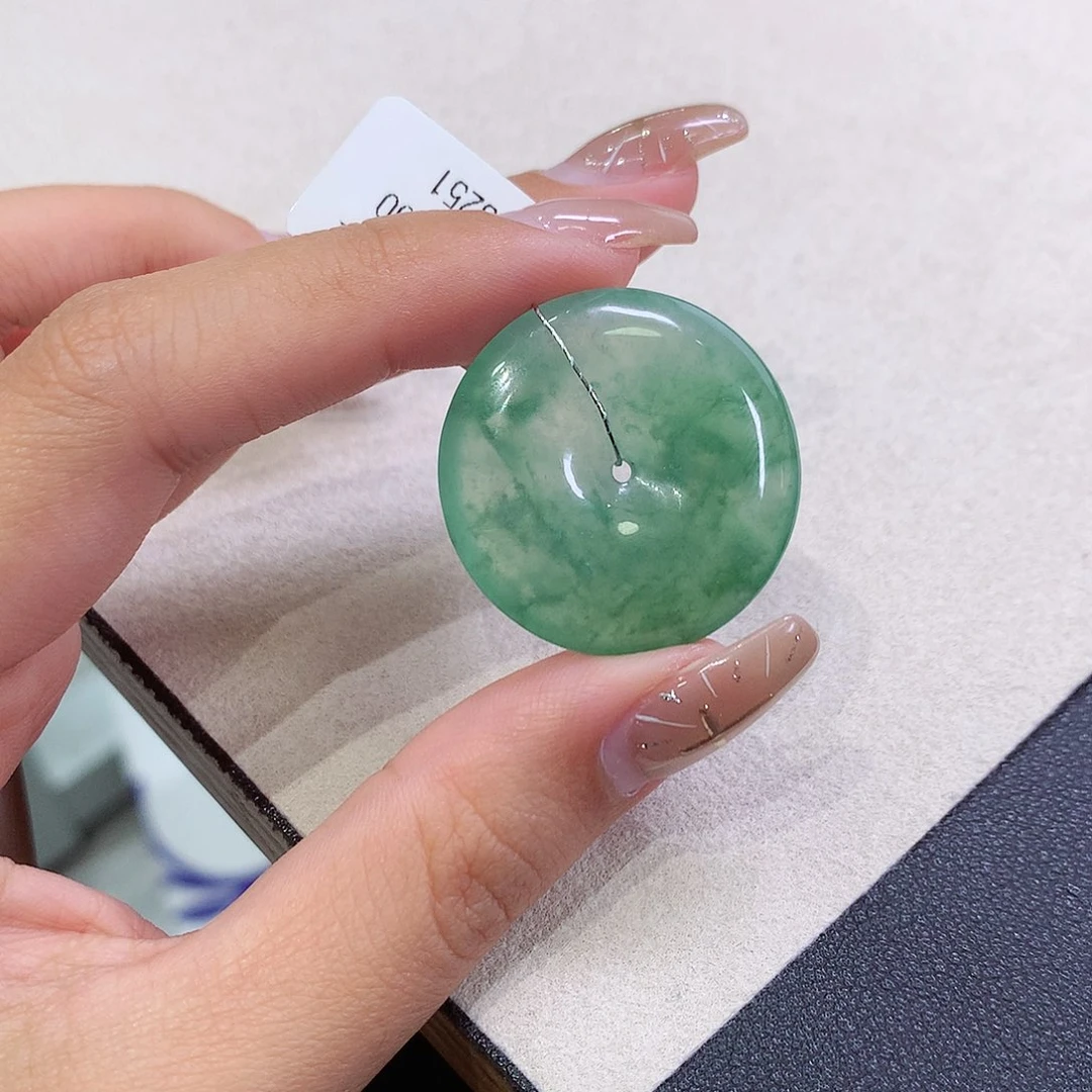 翡翠未镶嵌吊坠(不含链)29.2-5.6