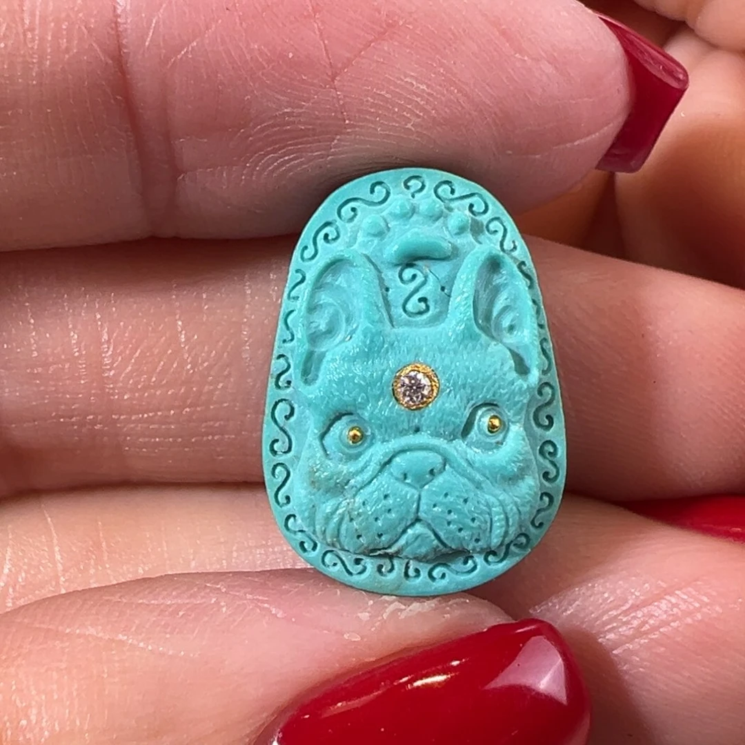 绿松石配件未镶嵌配件