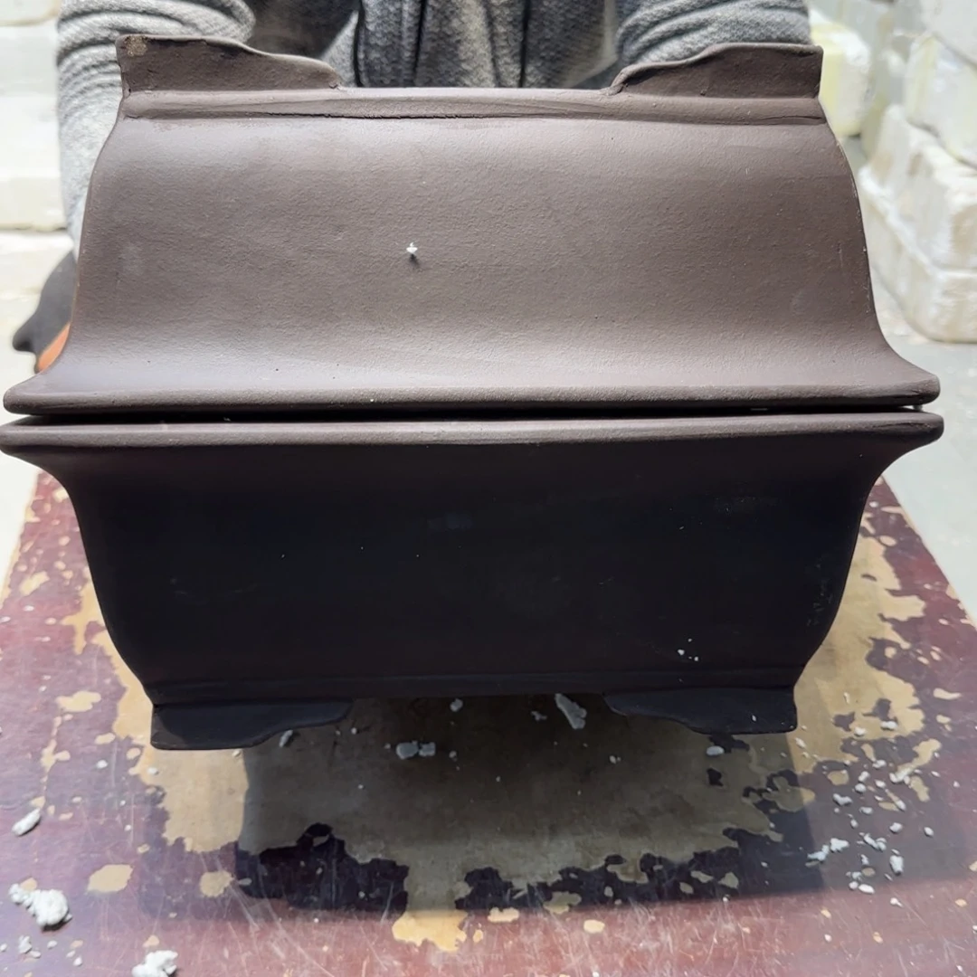 紫砂花盆口径26.18.10口径