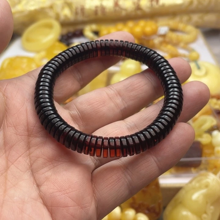 蜜蜡手串未镶嵌手串
