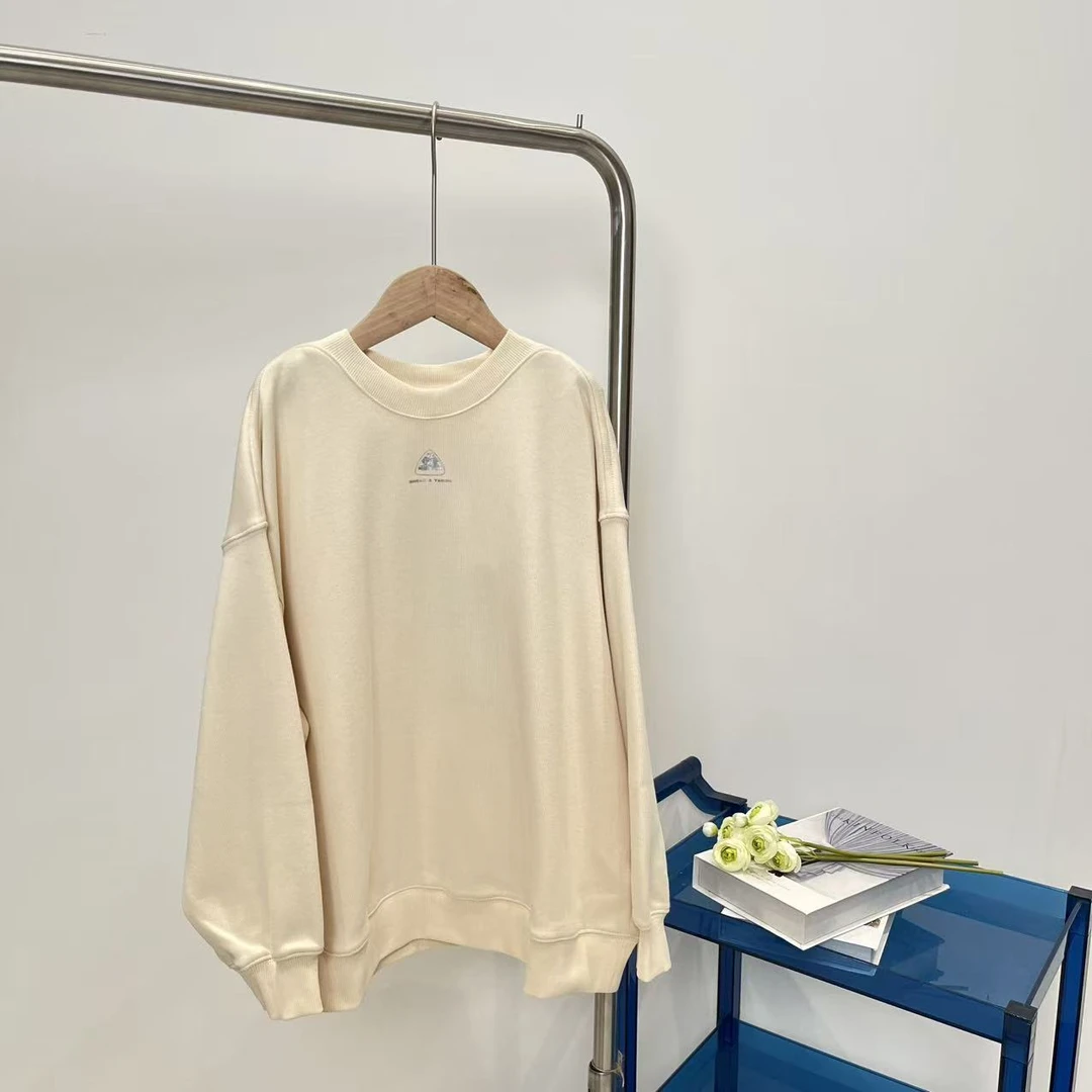 秋冬男童女童加绒米白卫衣 1341卓系