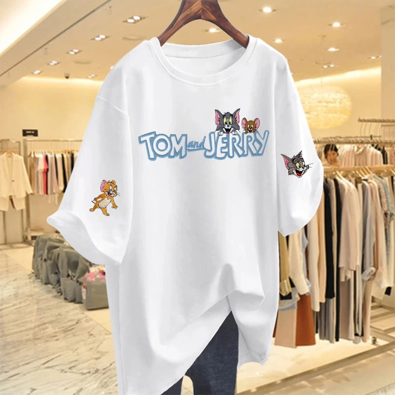 【6-3】大版T恤2025纯棉男女同款纯棉T恤短袖t恤学生夏季ins潮牌潮