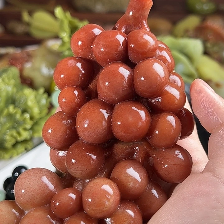 梅***️未镶嵌蛇纹石玉珠宝奇石