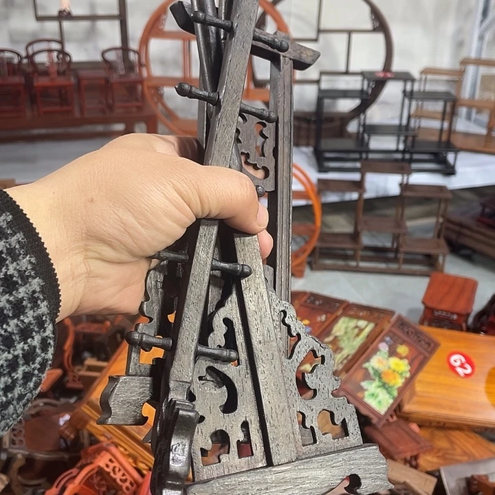 香榧木红木底座工艺品