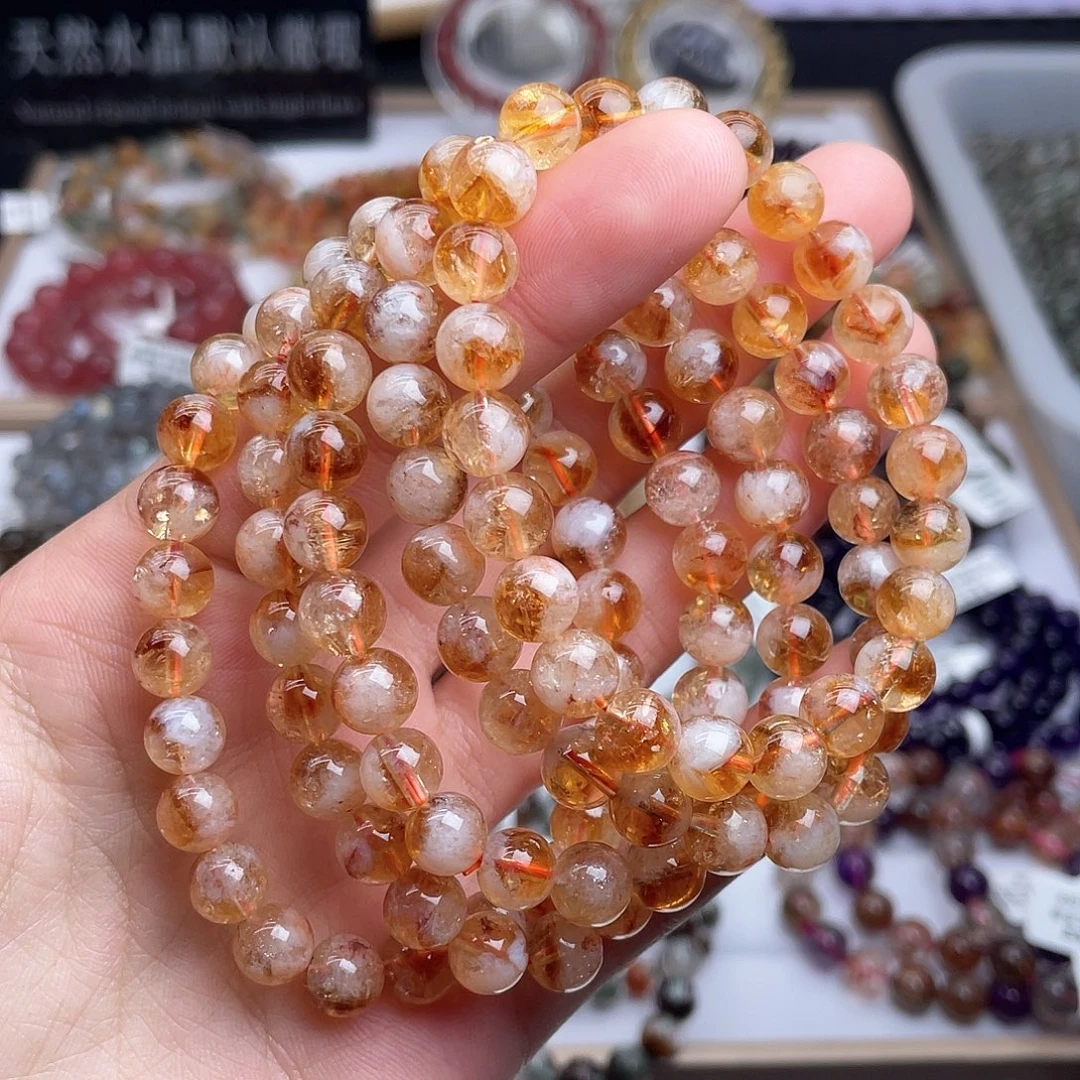 未镶嵌水晶手串天然