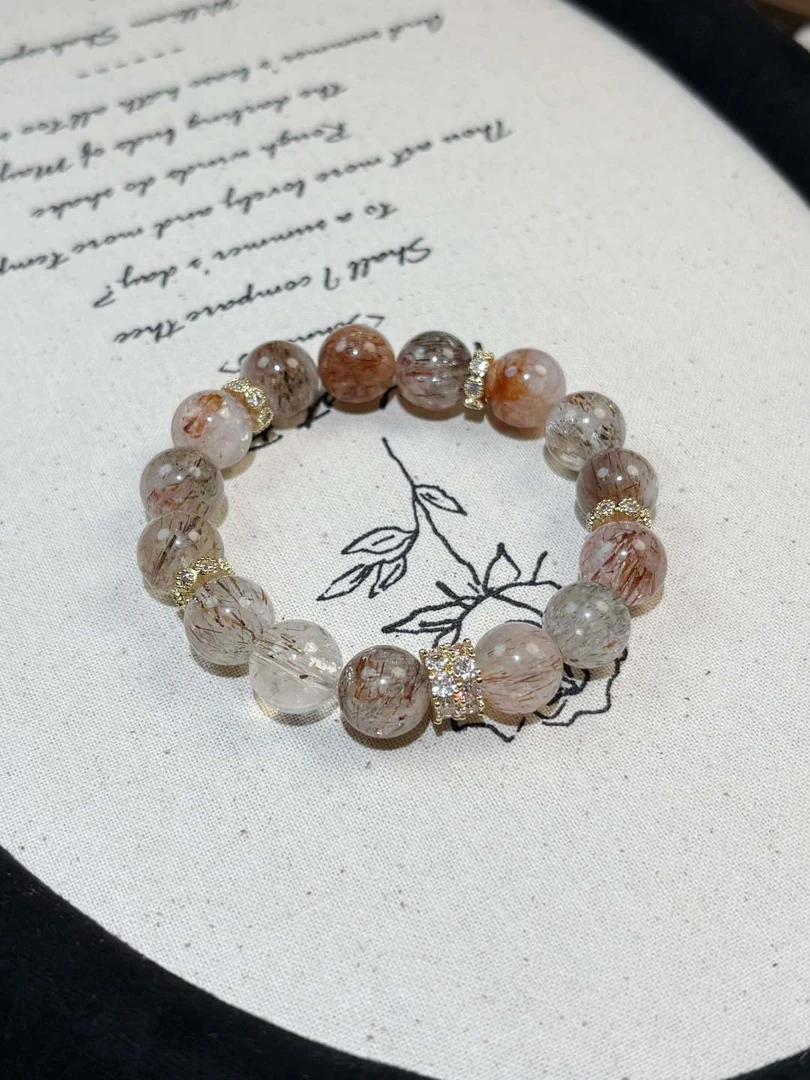 【黑金骑士】 水晶手串 小众 原创设计