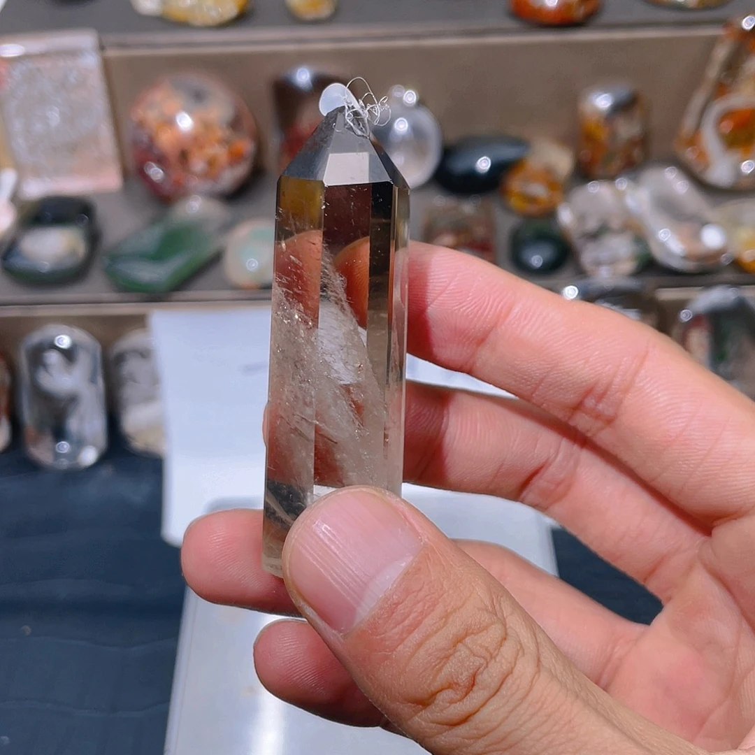 水晶颈饰未镶嵌小**1天然水晶