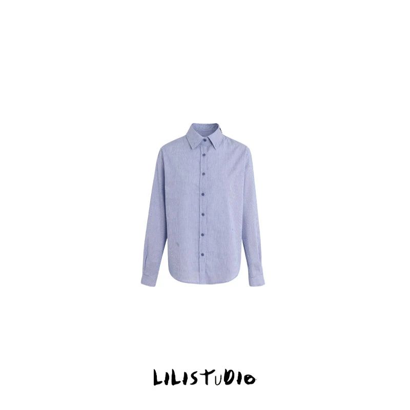 PCNY「浅浅期待」不理理冬季新款女装通勤文艺休闲百搭衬衣