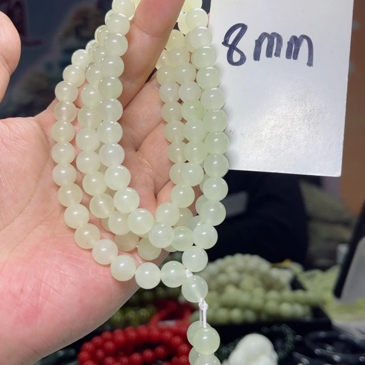 蛇纹石玉颈饰多样性发货未镶嵌