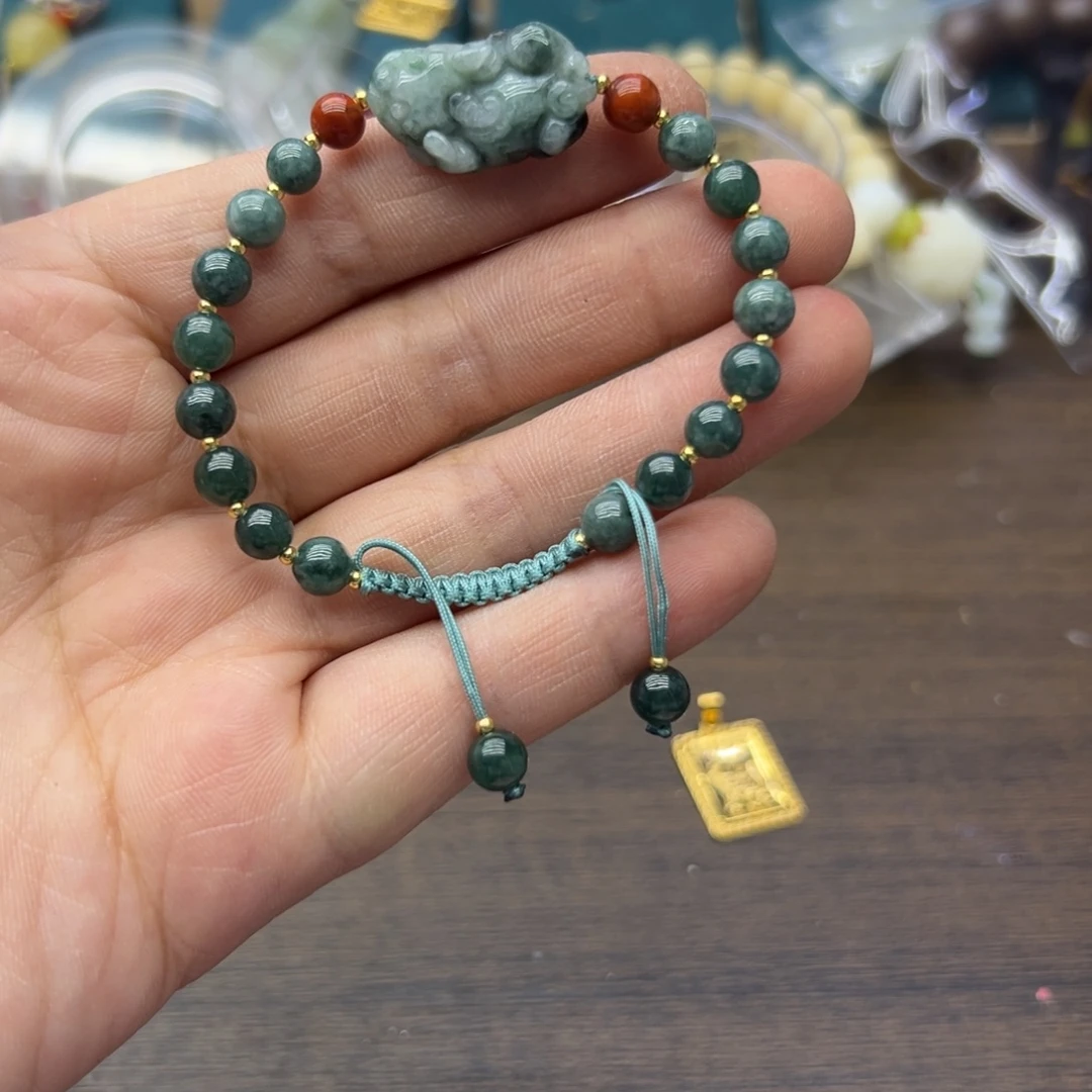 翡翠未镶嵌手绳812