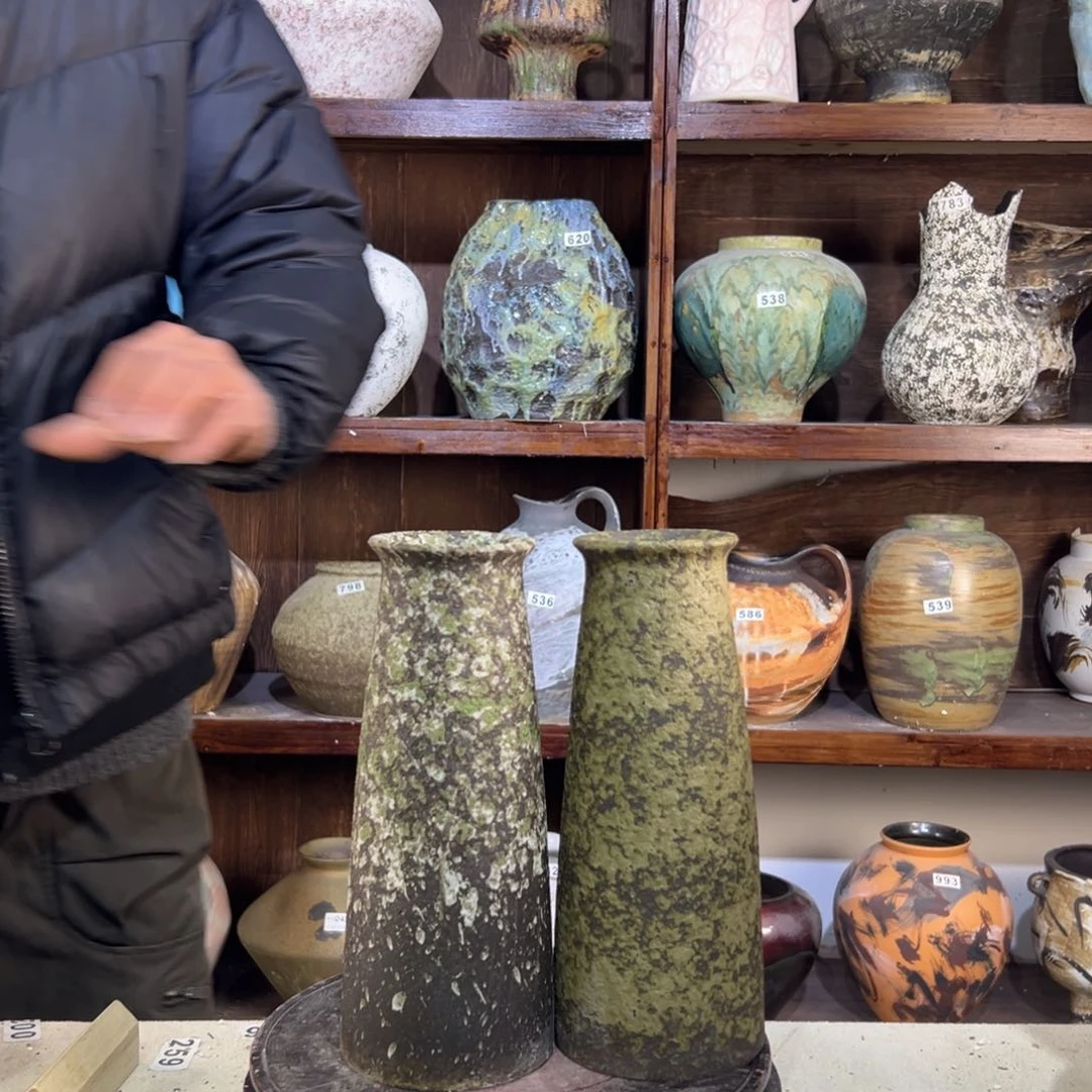 摆件636华庭街上釉面条