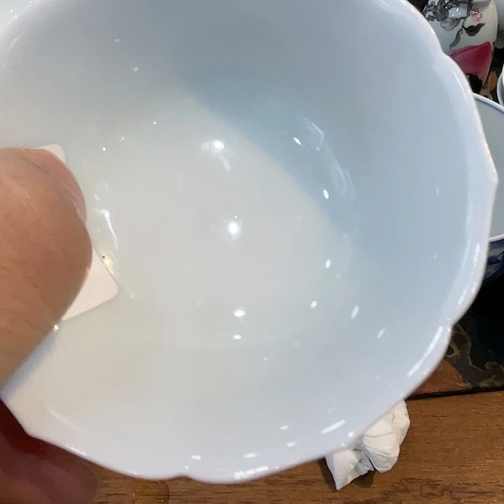 今**夕粉彩山少颜色釉杯