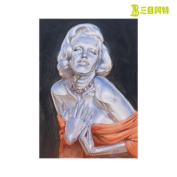 三目阿特 | 艺术家 空山基限量版画 梦露美丽