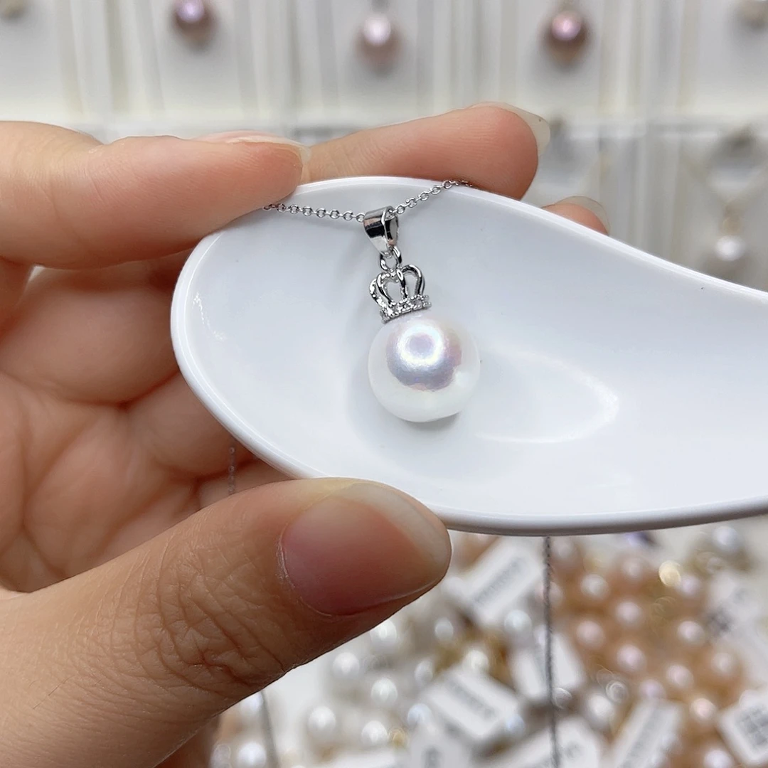 淡水珍珠未镶嵌吊坠(赠链)