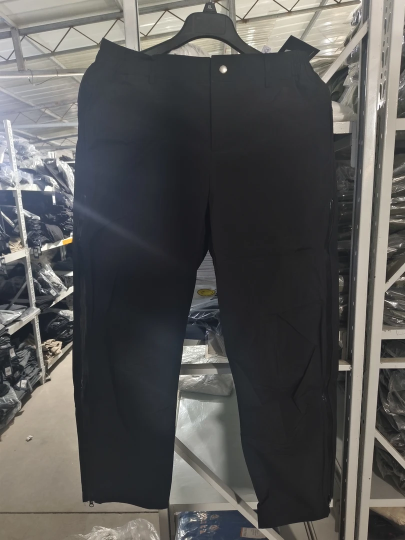 全压胶侧边拉链款冲锋裤