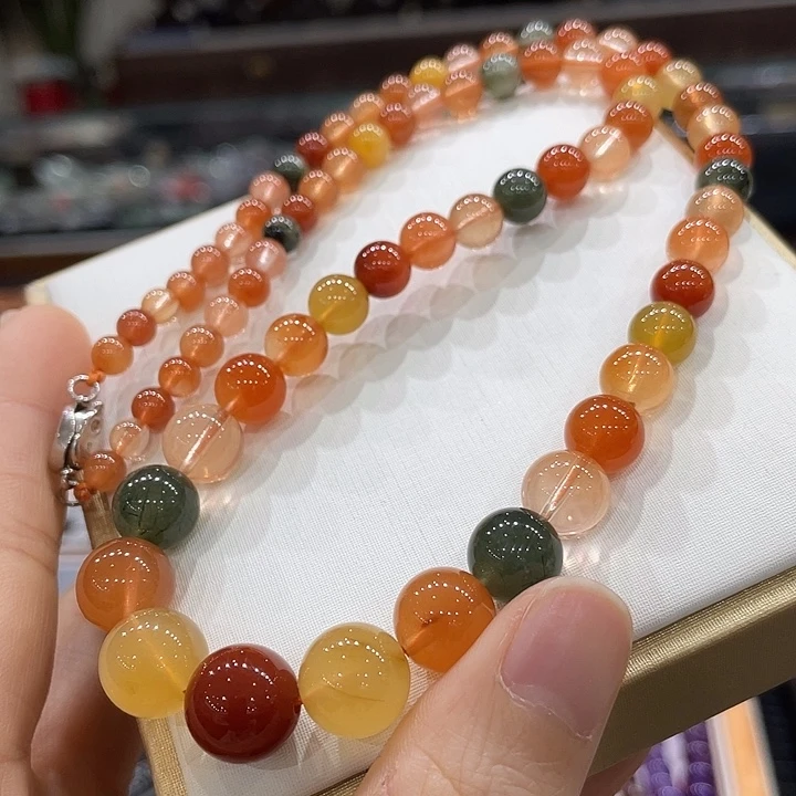 珠宝半成品水晶未镶嵌彩兔毛