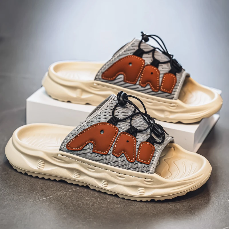 拖鞋男夏季潮牌运动休闲防滑耐磨防臭沙滩凉拖踩屎感户外涉水凉鞋