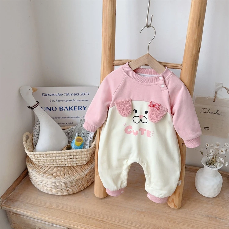 连身衣/爬服/哈衣甜美春秋女童婴幼童