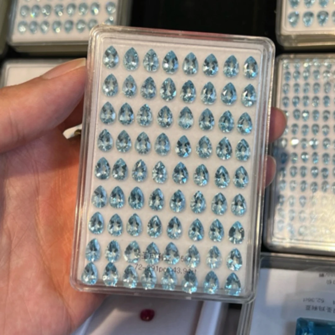 海蓝宝 1颗 55分-65分