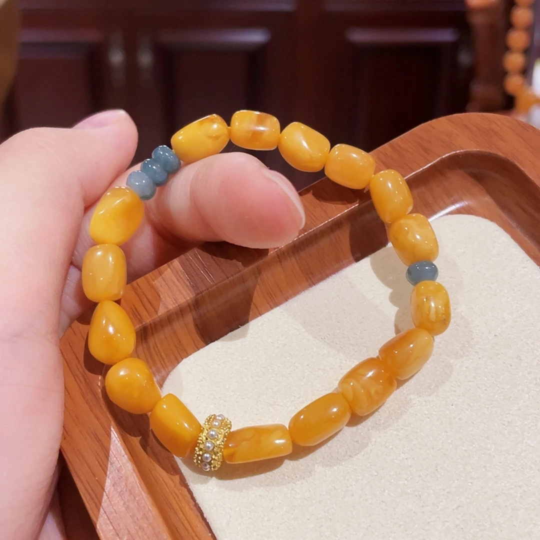蜜蜡未镶嵌手串手串
