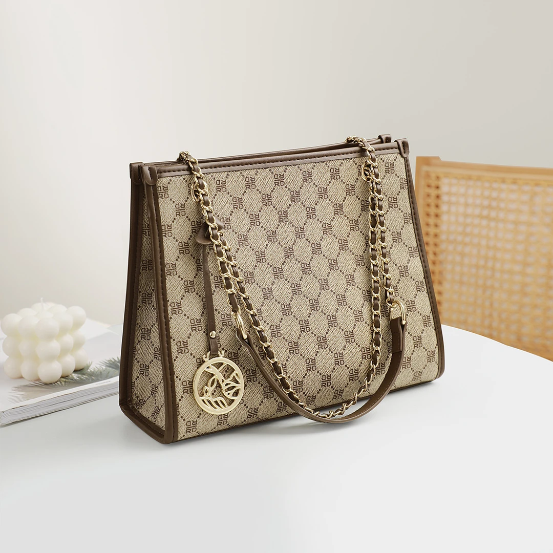 红蜻蜓｜【送女神】包包简约链条女士斜挎单肩包大容量通勤托特包女