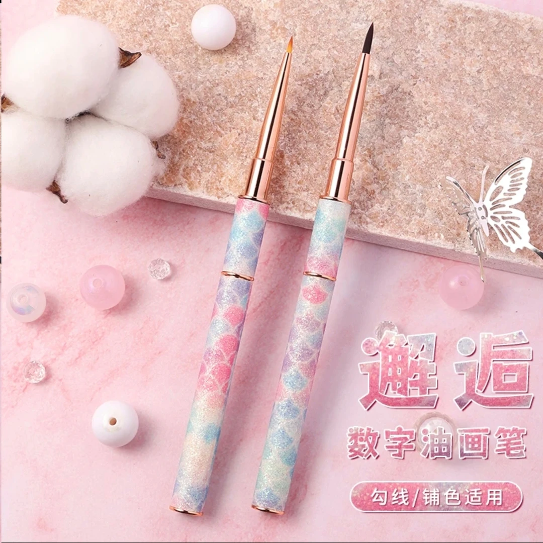 【邂逅系列】数字油画专业硬涂色填色笔丙烯美术生水彩画用笔闪光