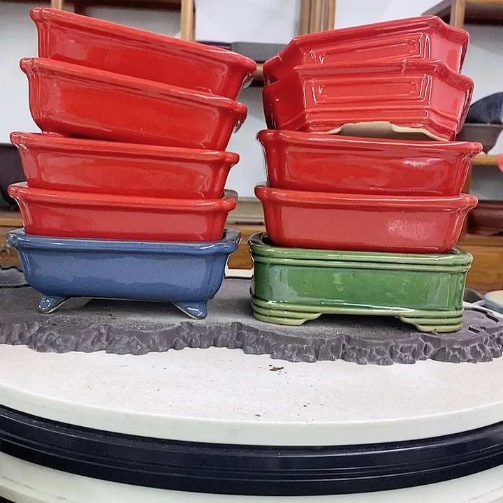 紫砂花盆吊**当瑕疵火裂不平走形气孔 10个