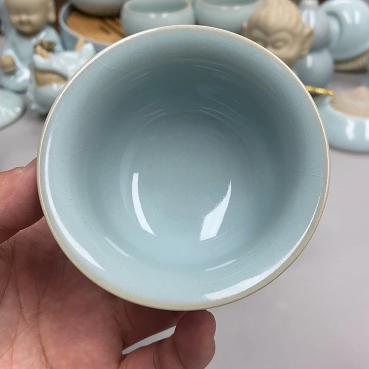 瓷大**场天青色张君老师永乐杯