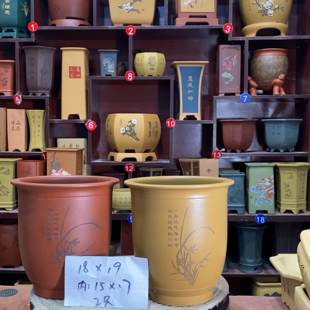 紫砂花盆紫砂花盆