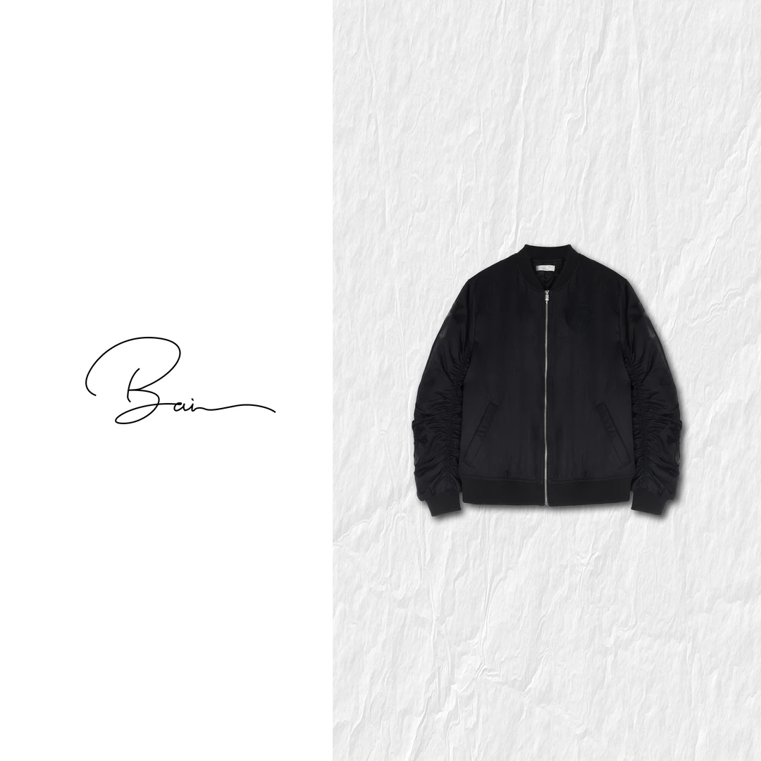 TXB “重磅飞行”重工两面克罗十字手工贴布绣飞行棉服外套XB-7742