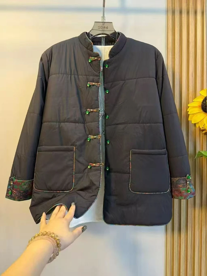 BINBIN服饰【新中式夹棉休闲外套】250064