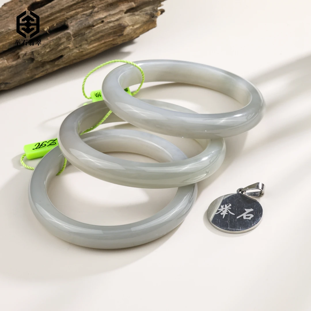 【举石臻品】TH0724-5062-25和田玉手镯（圈口自选/一件/多样性发）Q