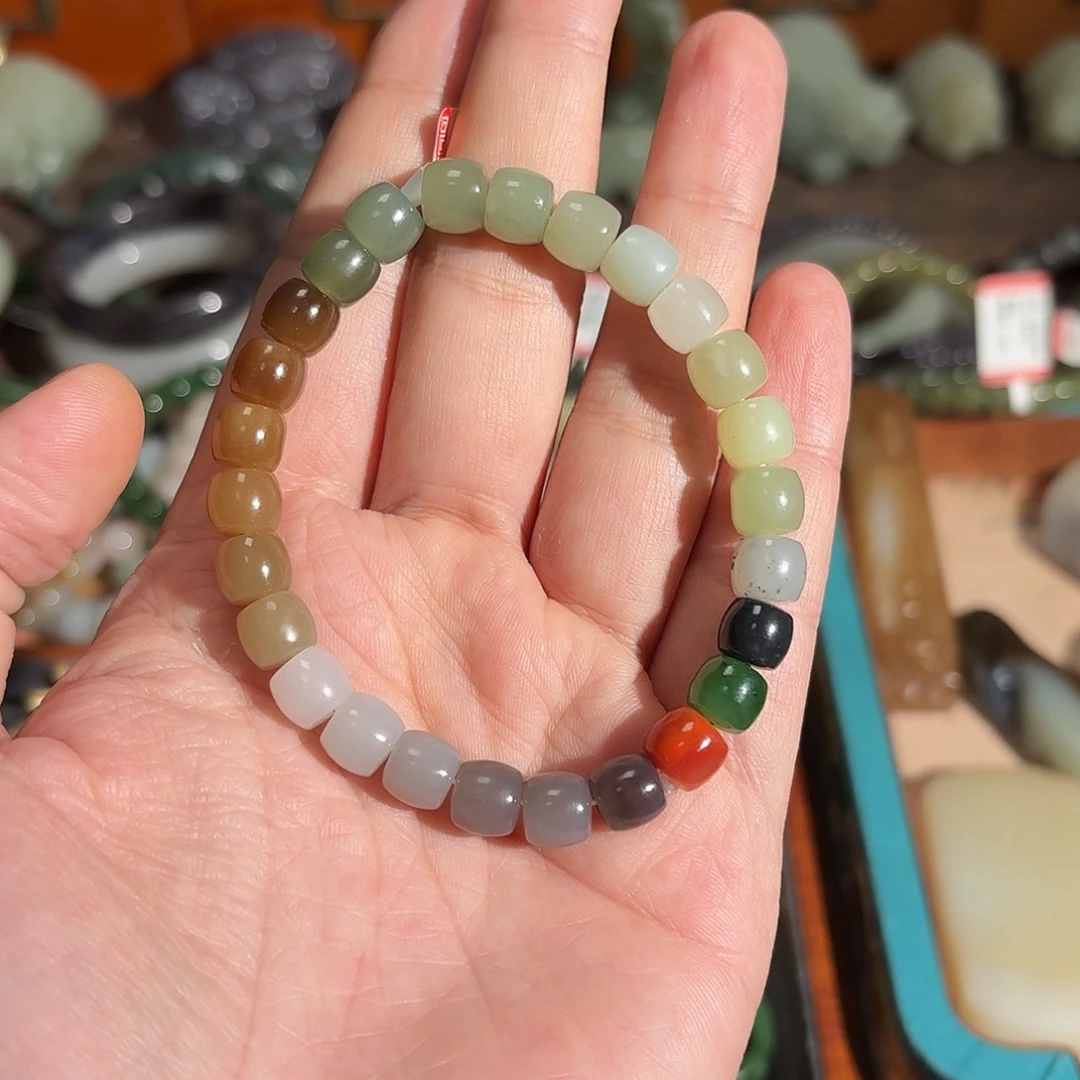 和田玉手串未镶嵌