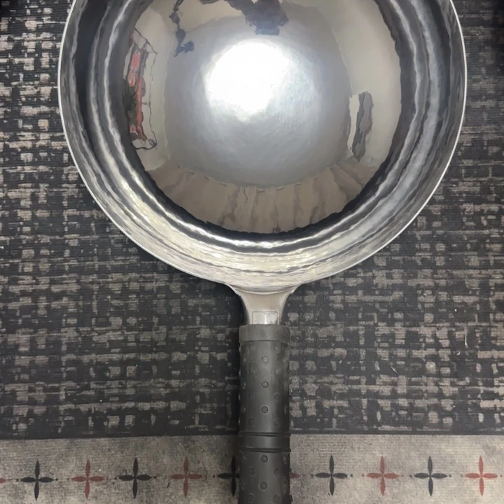 用***8熟铁手工锻打铁锅32