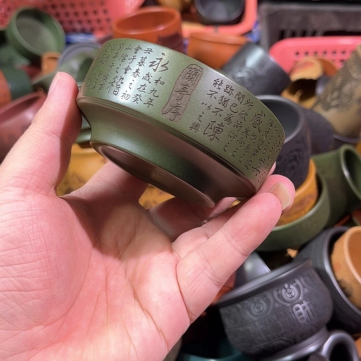 茶杯紫砂全手工紫砂主人杯