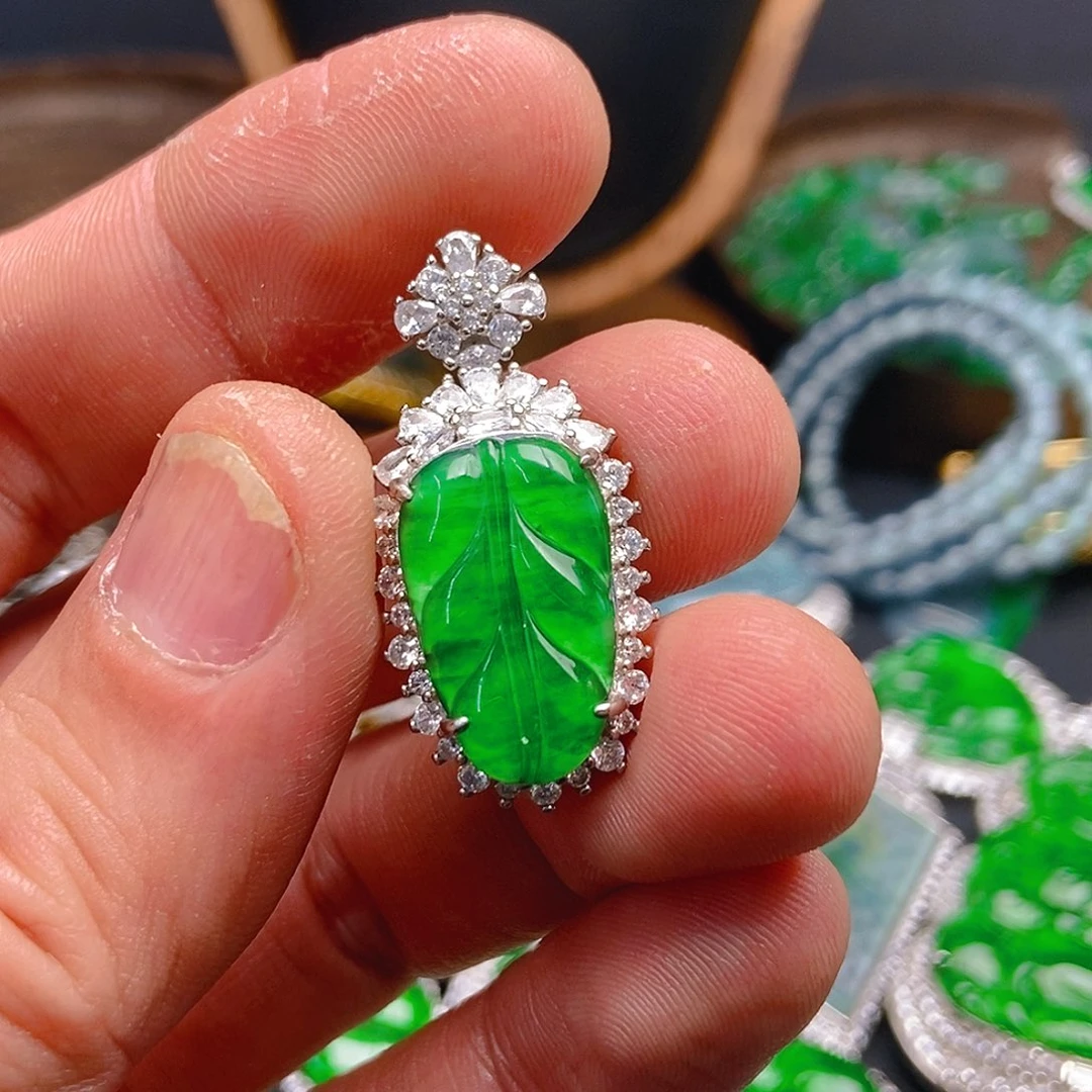 翡翠吊坠(不含链)未镶嵌438吊坠