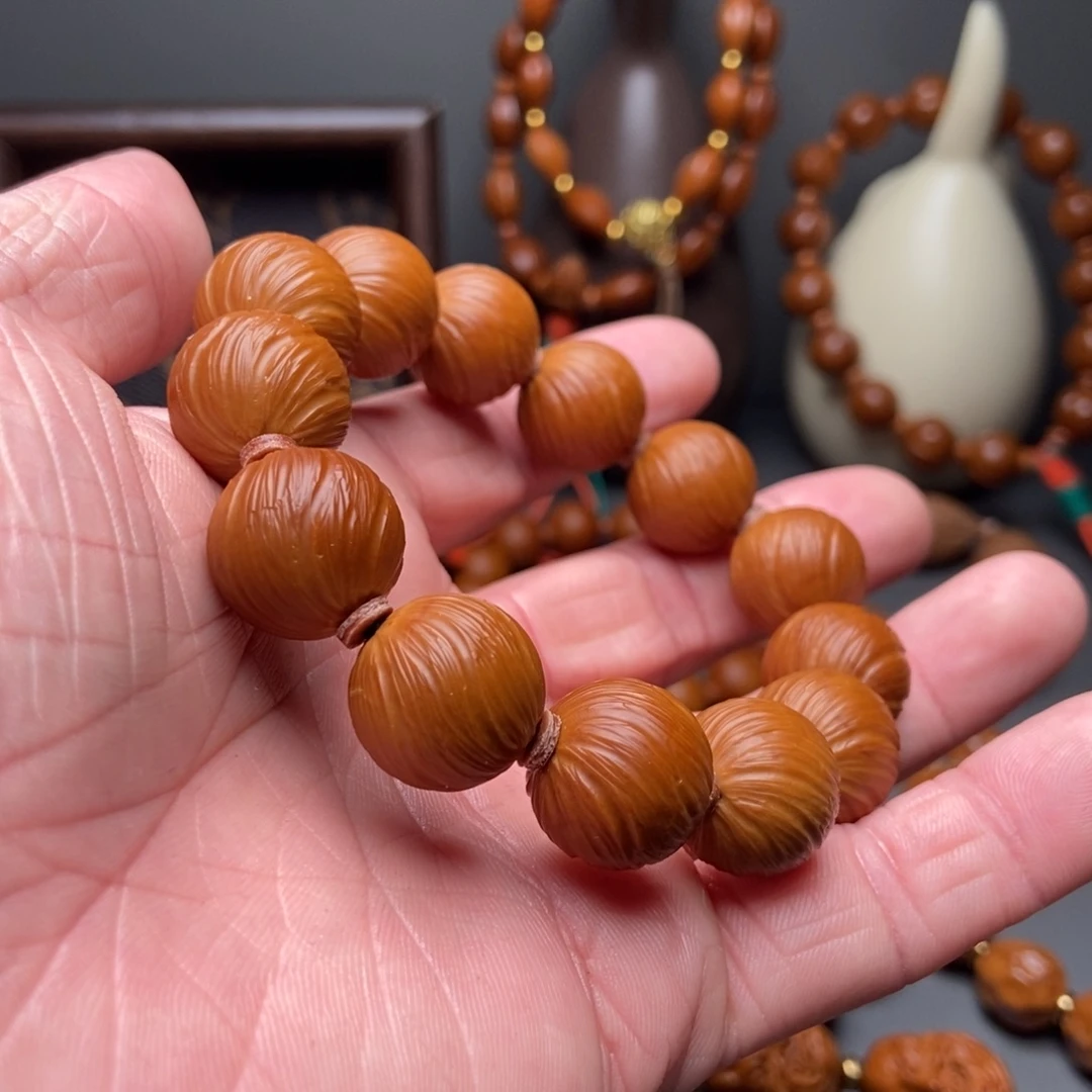 橄榄核手串/手链手铲定风珠苏工