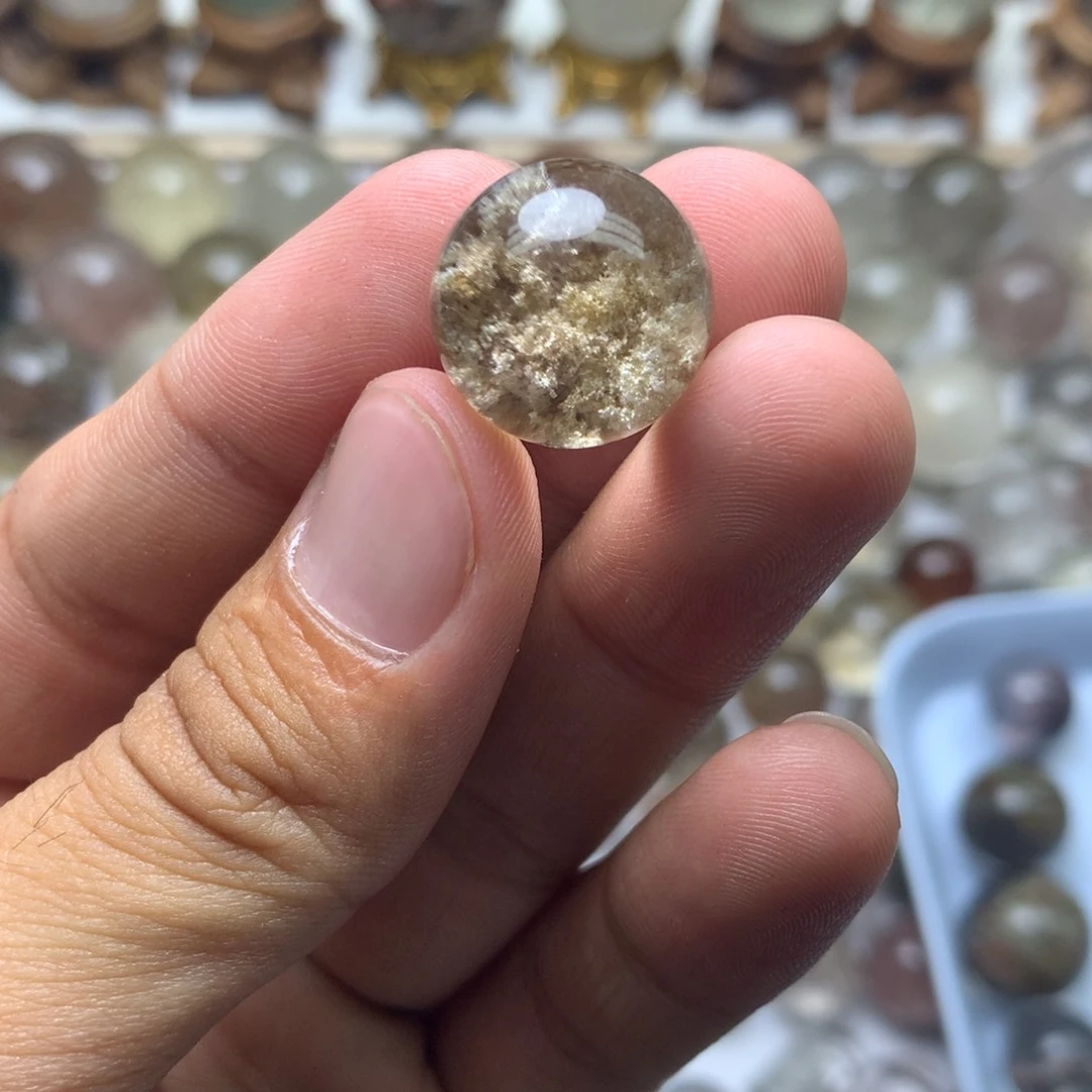 水晶珠宝半成品未镶嵌?**乙幽灵球