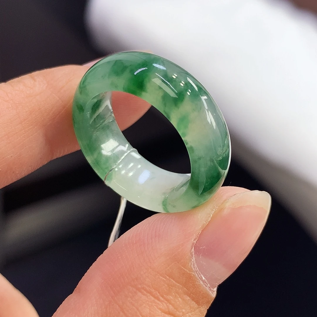 翡翠未镶嵌戒指14号