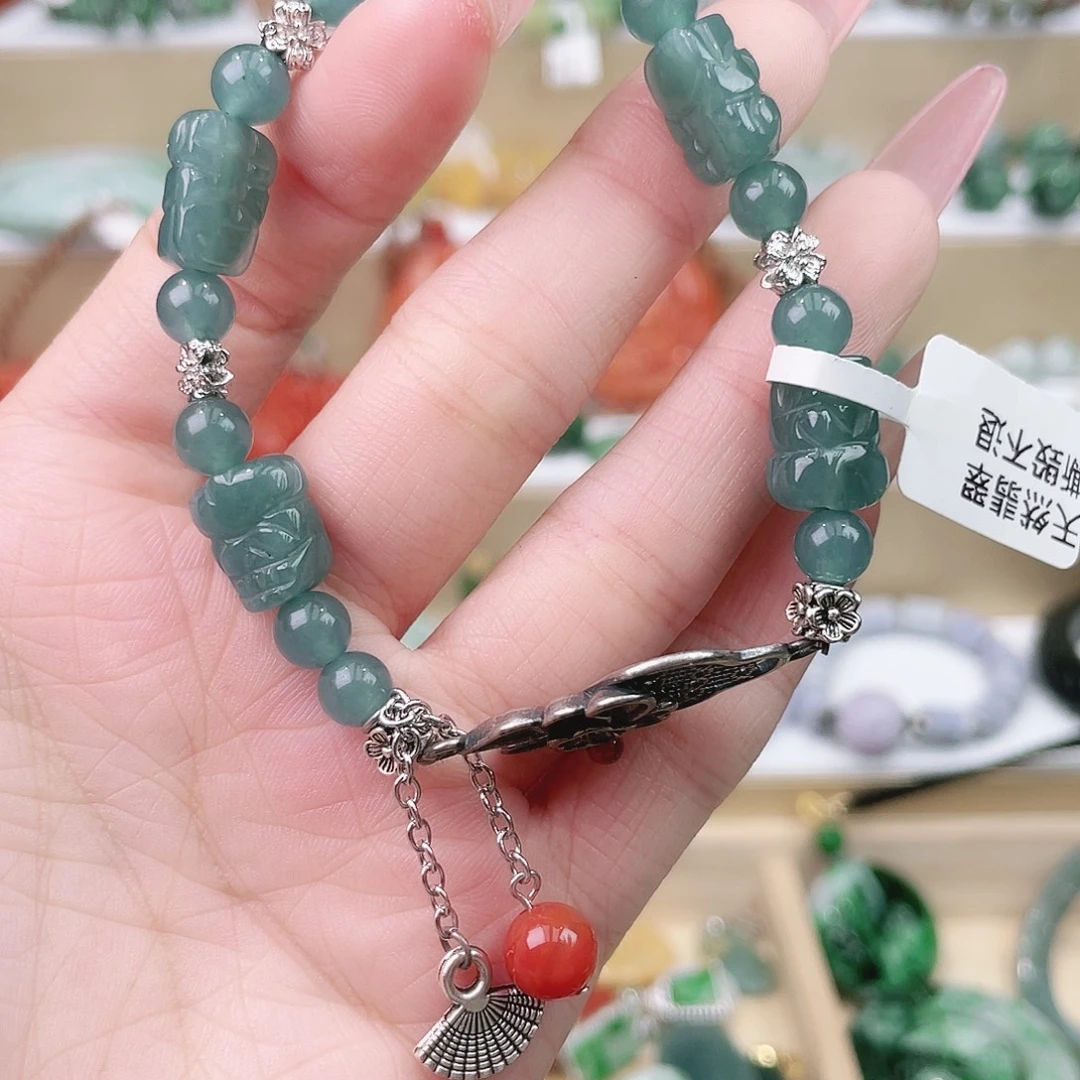 翡翠未镶嵌手链手链