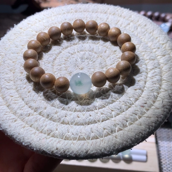 翡翠散珠8折冰飘绿珠卡11.88