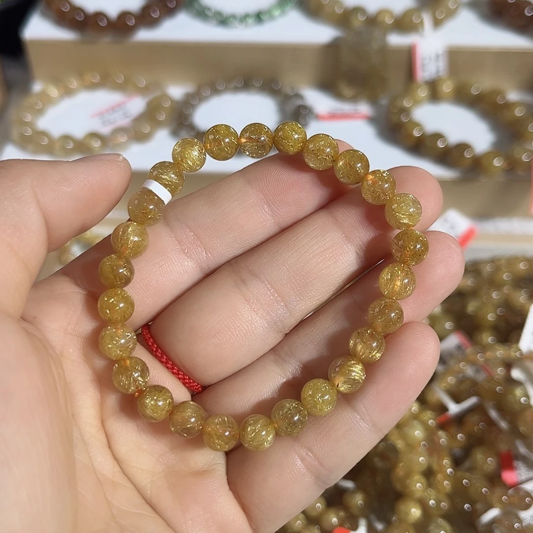 手串未镶嵌水晶晶莹剔透