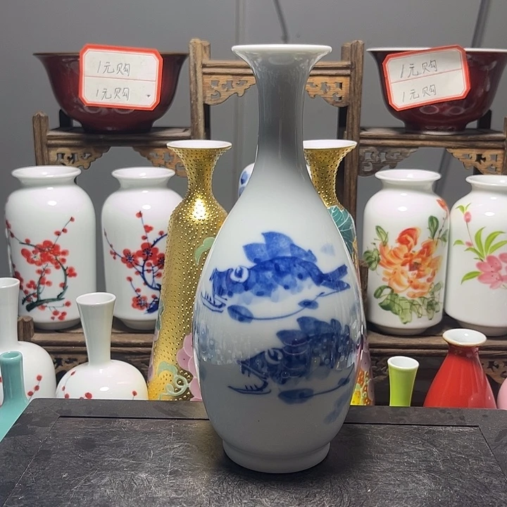 陶摆件景德镇陶瓷高17.2cm