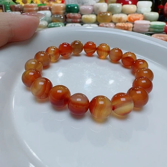 玛瑙/玉髓手串未镶嵌顺***。