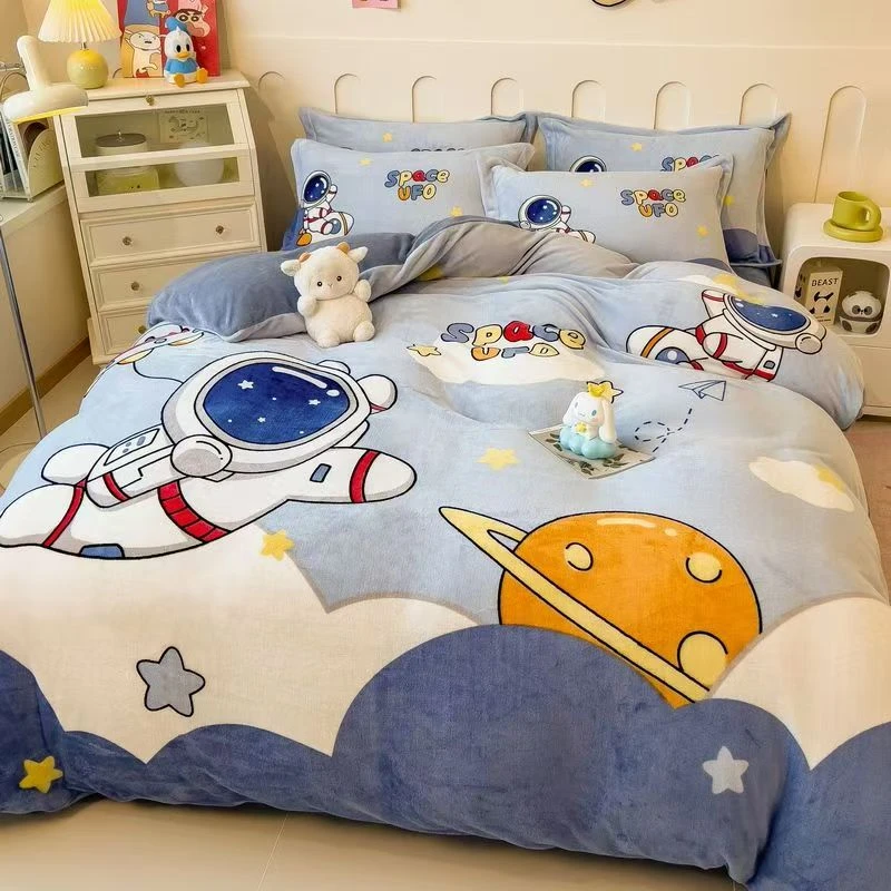 牛奶绒单被套1.5米×2米001-100