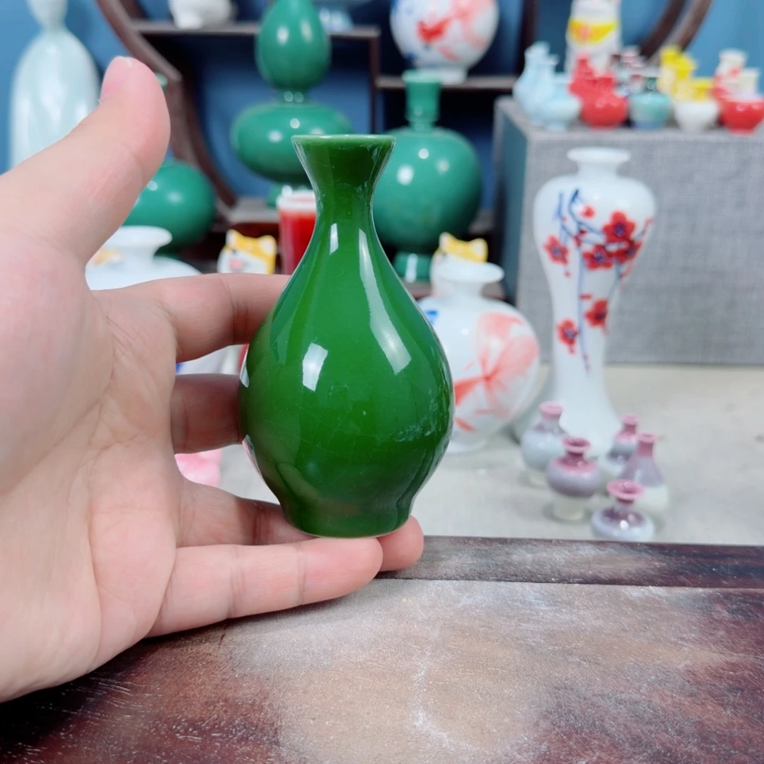 陶瓷手工小花器摆件
