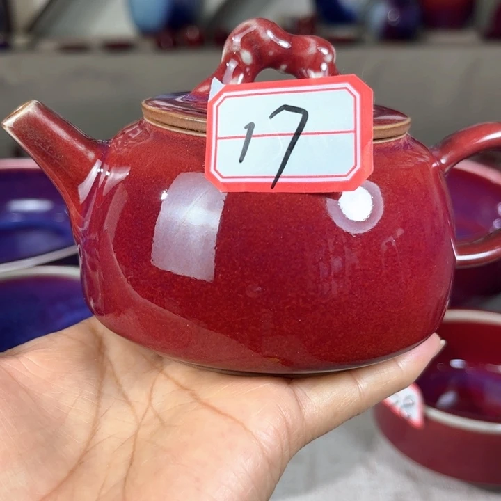 瓷片钧瓷手工艺品杯子
